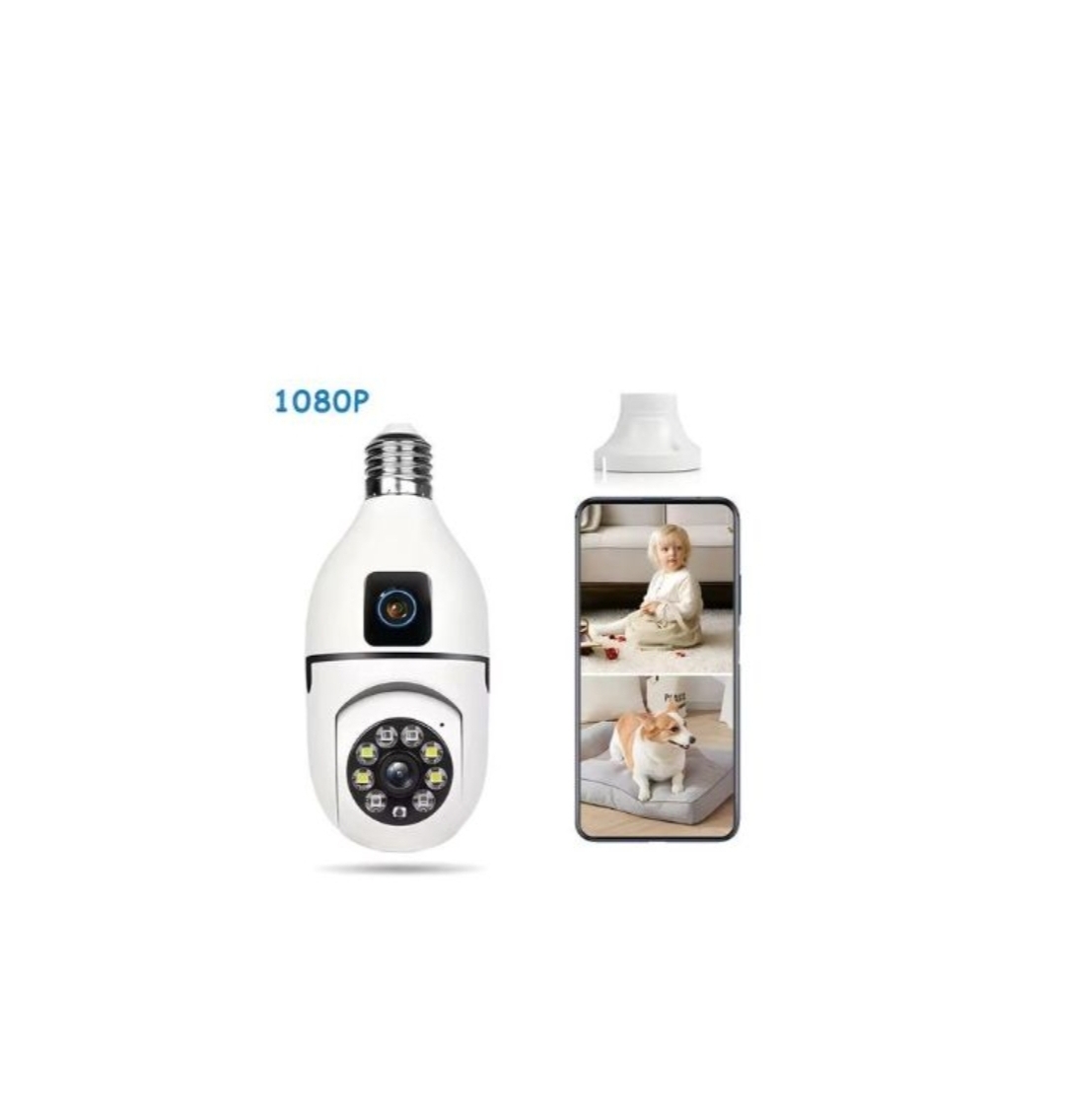 Caméra de sécurité ampoule V380 2MP 4K